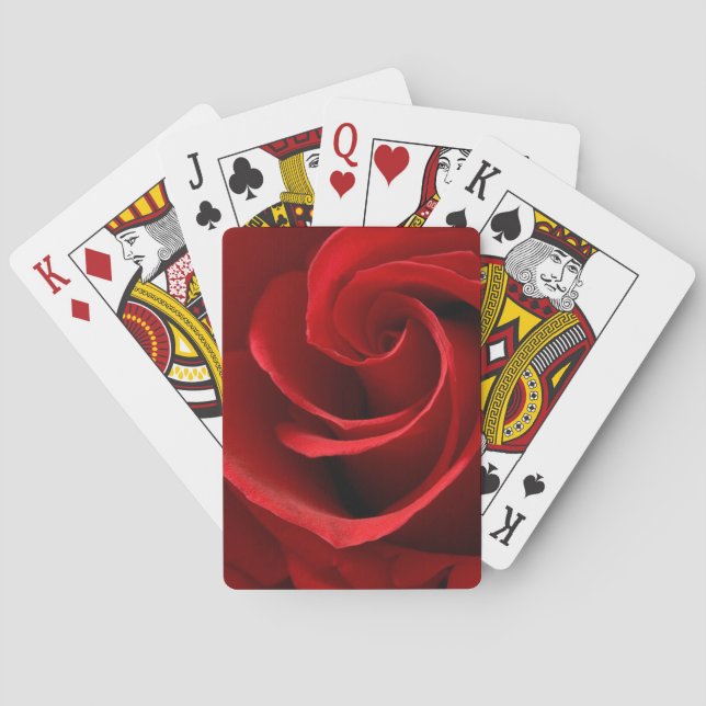 Baralho Cartas de Jogar Bicycle® Rosa Vermelha. (Verso)