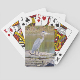 Baralho Cartas de jogar Blue Heron