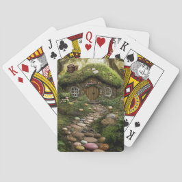 Baralho Cartas de Jogar Casa de Doces Encantada com Musgo 
