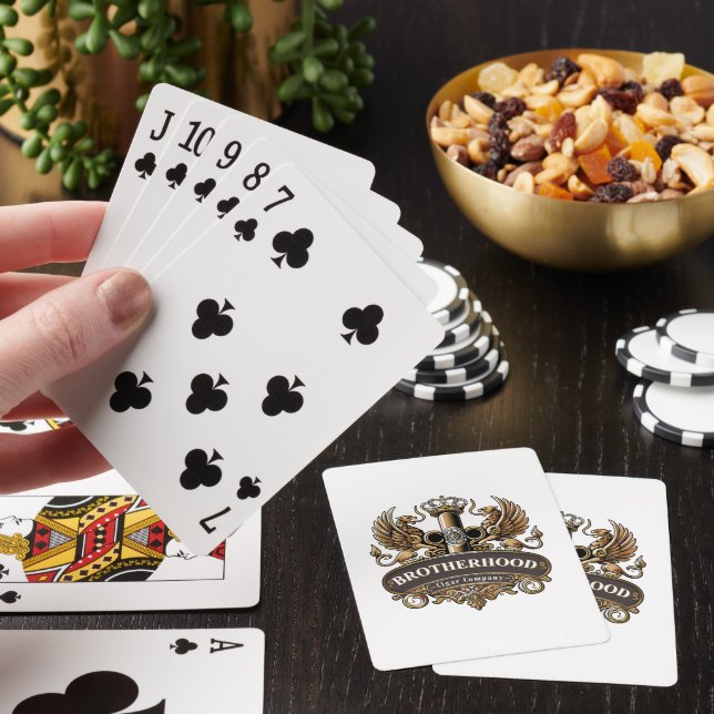 Baralho Cartas de Jogar Clássicas da Brotherhood Cigar Com (In situ)