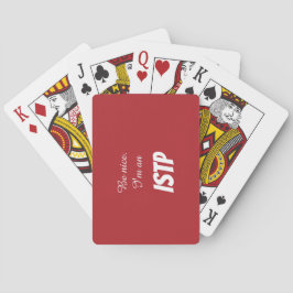 Baralho Cartas de Jogar Clássicas ISTP