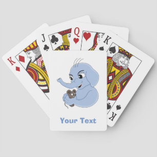 Baralho Cartas de jogar com os elefantes