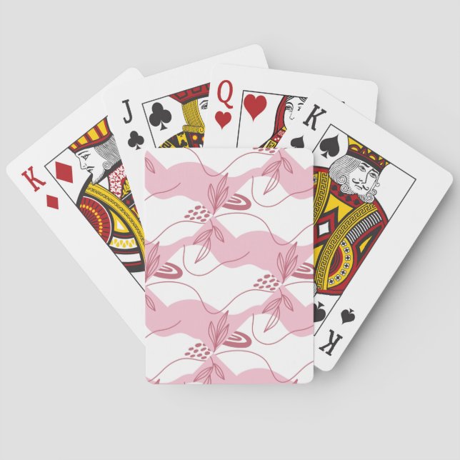Baralho Cartas de Jogar com Padrão Minimalista (Verso)