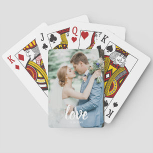 Baralho Cartas de Jogar com Roteiro de Amor com Foto Perso