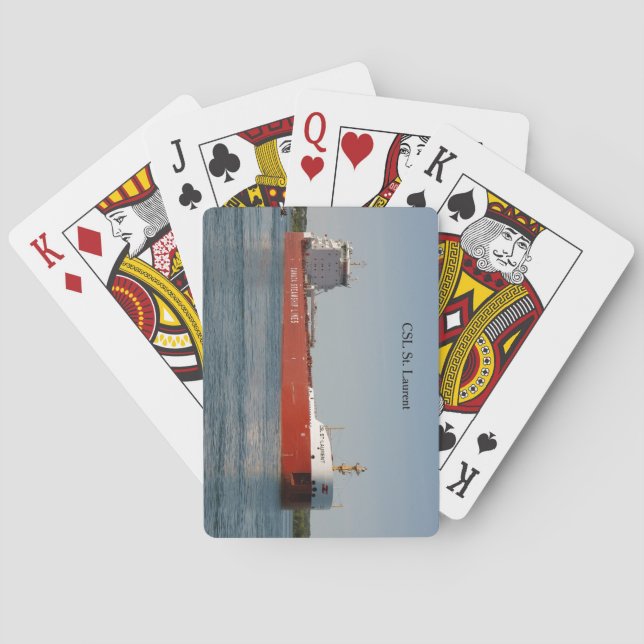 Baralho cartas de jogar CSL St. Laurent (Verso)