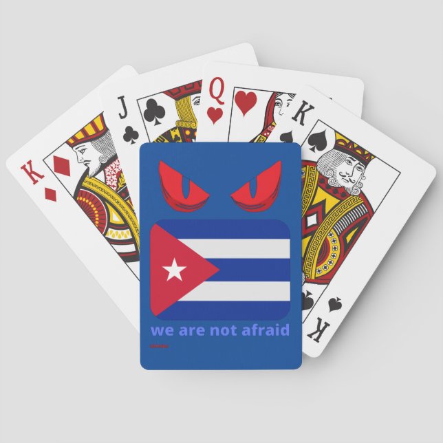 Baralho cartas de jogar "CUBA" (Verso)