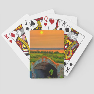 Baralho cartas de jogar da ilha Bell