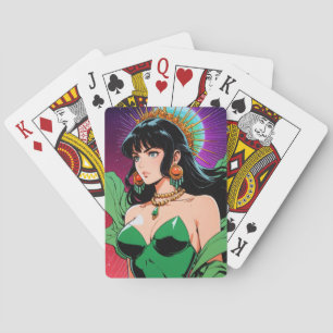 Baralho Cartas de Jogar de Anime Místico