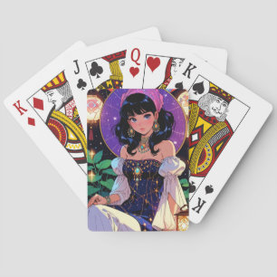 Baralho Cartas de Jogar de Anime Místico