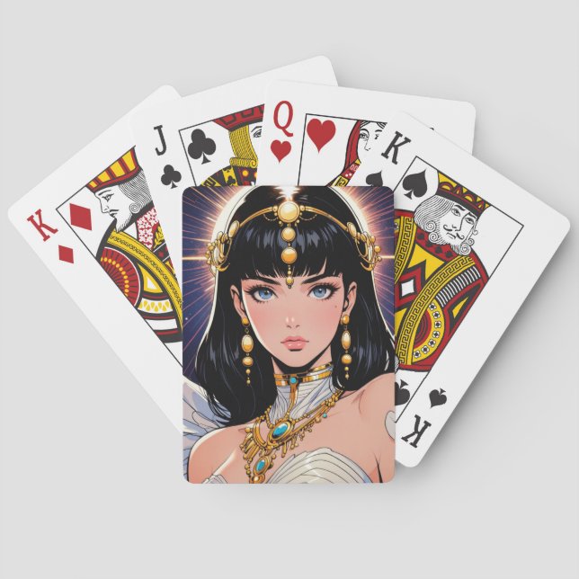 Baralho Cartas de Jogar de Anime Místico (Verso)