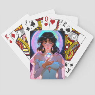 Baralho Cartas de Jogar de Anime Místico