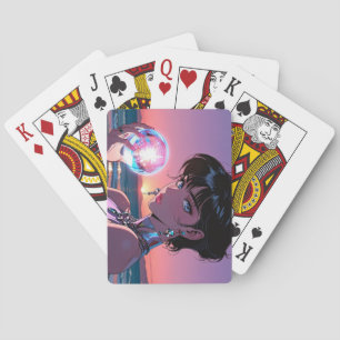 Baralho Cartas de Jogar de Anime Místico