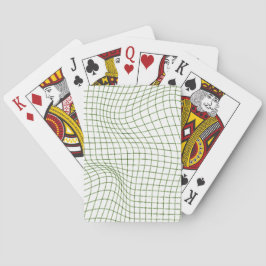 Baralho Cartas de Jogar de Arte de Linha Abstrata