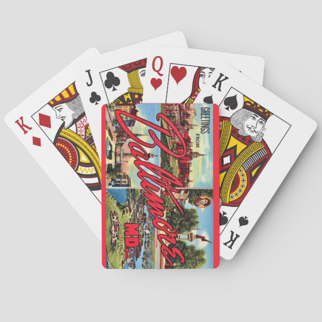 Baralho Cartas de Jogar de Baltimore MD (Verso)