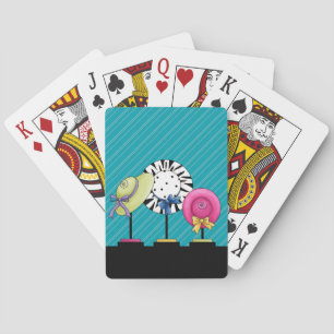 Baralho Cartas de Jogar de Chapéus de Fantasia