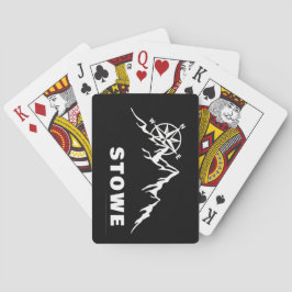 Baralho Cartas de Jogar de Esqui de Stowe Vermont