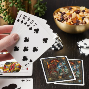 Baralho Cartas de Jogar de Fantasia   Estilo Real Medieval