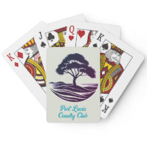 Cartas de Jogar de Golfe Personalizadas "Fore the