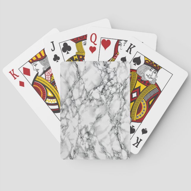 Baralho Cartas de Jogar de Mármore (Verso)