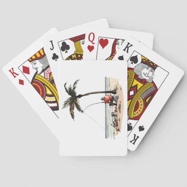 Baralho Cartas de Jogar de Pesca (Verso)
