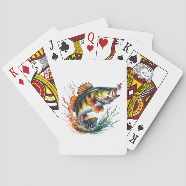 Baralho Cartas de Jogar de Pesca (Verso)