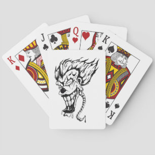 Baralho Cartas de Jogar de Pôquer de Palhaço Mau