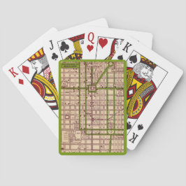 Baralho Cartas de Jogar de Rua Vintage da Filadélfia