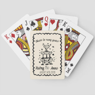 Baralho Cartas de Jogar Desenhadas à Mão Personalizadas