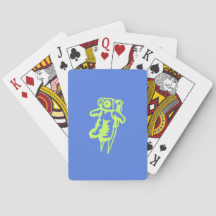 Baralho Cartas de Jogar do Astronauta