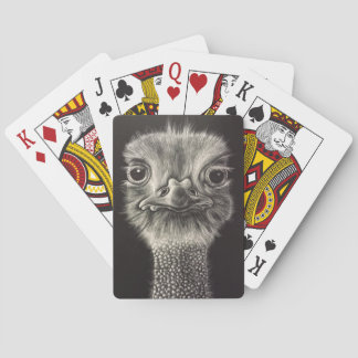 Baralho cartas de jogar do avestruz Ozzy