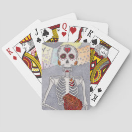 Baralho Cartas de Jogar do Dia dos Mortos