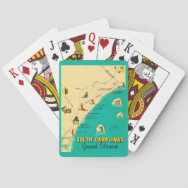 Baralho Cartas de Jogar do Grand Strand da Carolina do Sul