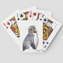 Cartas de Jogar do Pinguim-de-crista