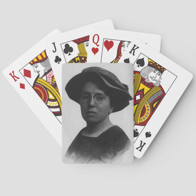 Baralho cartas de jogar emma goldman (Verso)