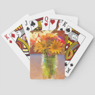 Baralho Cartas de Jogar Floral Bicycle® Poker.