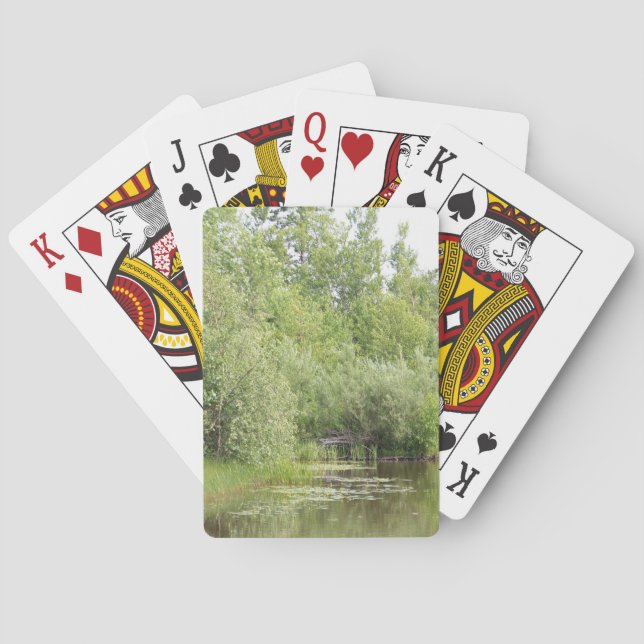 Baralho Cartas de jogar Greenhill Pond (Verso)