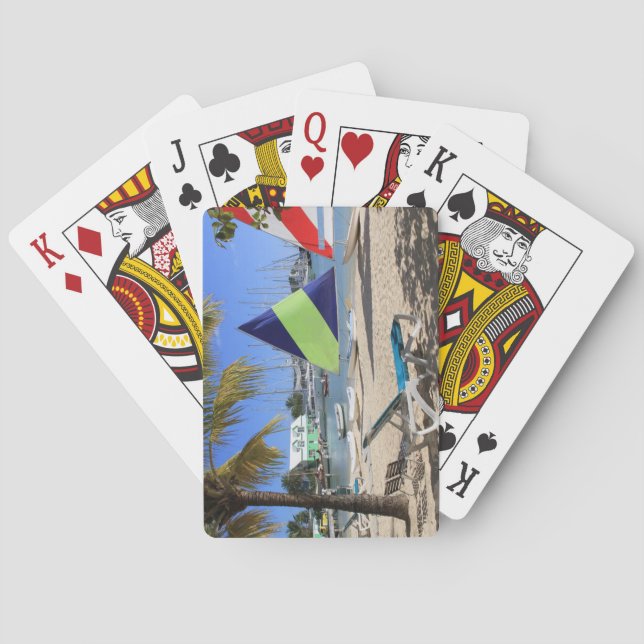 Baralho Cartas de Jogar Índice Padrão Antigua Beach (Verso)