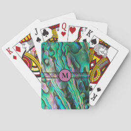 Baralho Cartas de Jogar Iniciais Paua Pintadas
