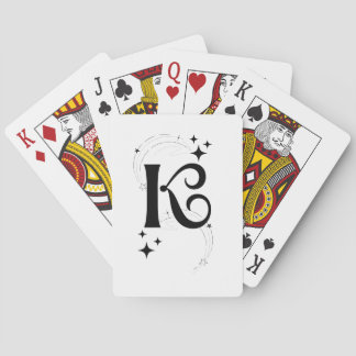 Baralho Cartas de Jogar K Inicial