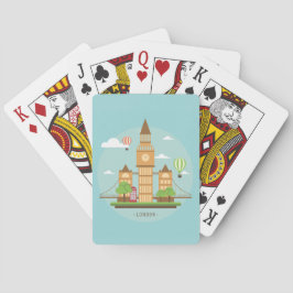 Baralho Cartas de Jogar Londres Inglaterra Grã-Bretanha