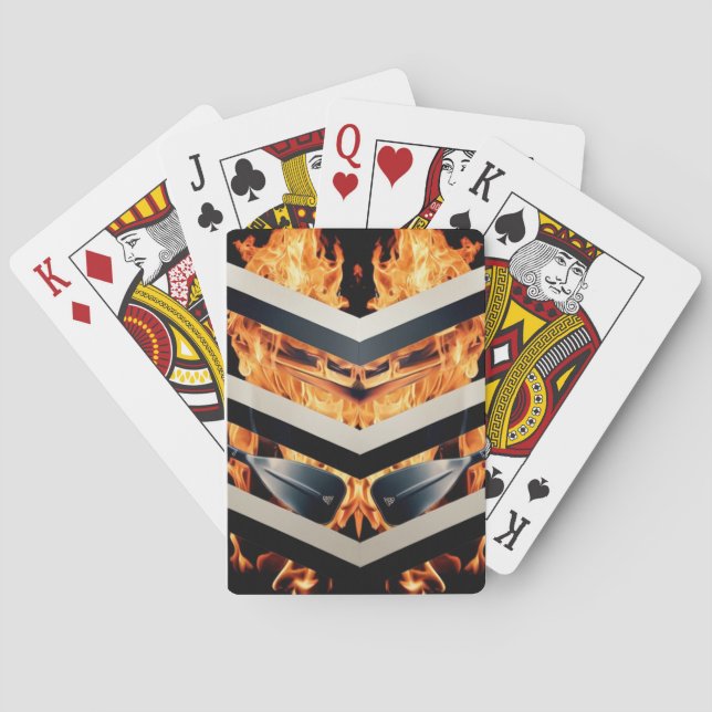 Baralho Cartas de Jogar Modernas com Três Listras Celestia (Verso)