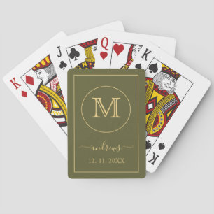 Baralho Cartas de Jogar Personalizadas com Monograma e No