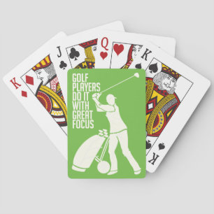 Baralho Cartas de jogar personalizadas do GOLF PLAYER