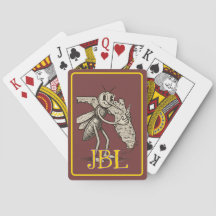 Cartas de Jogar Personalizadas Skeeter Love Florid
