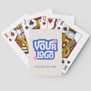 Baralho Cartas de Jogar Promocionais de Negócios com Logot
