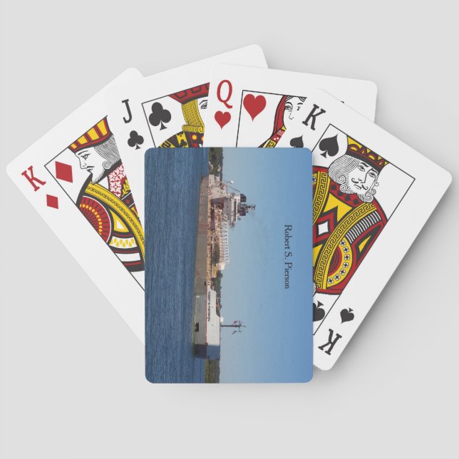 Baralho cartas de jogar Robert S. Pierson (Verso)