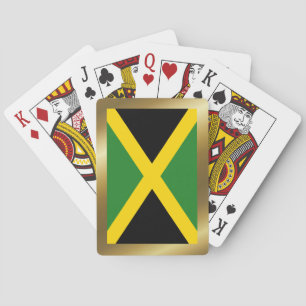 Baralho Cartas de jogar sinalizador da Jamaica