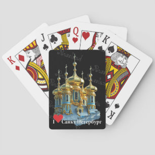 Baralho Cartas de jogar St. Petersburg Rússia Russia
