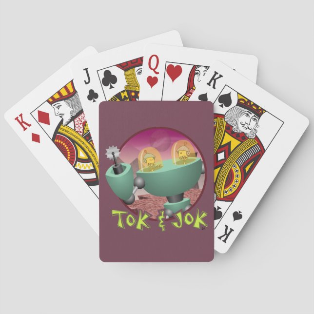 Baralho Cartas de Jogar TokBOT & JokBOT (Verso)