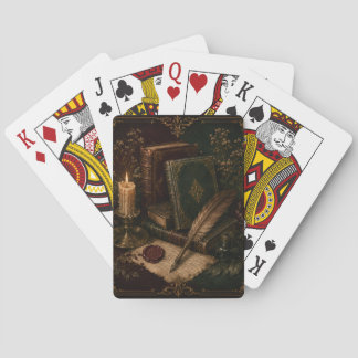 Baralho Cartas de Jogar Vintage Dark Academia